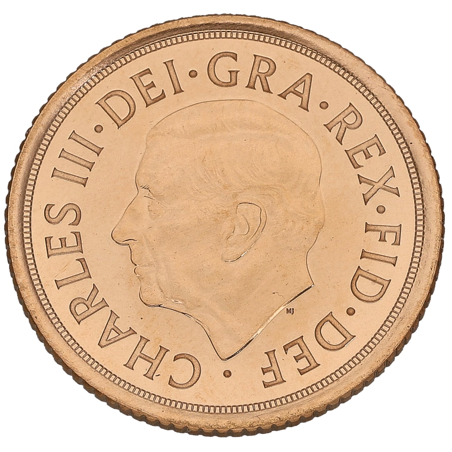 22ct Gold King Charles III Half Sovereign Coin 2025
