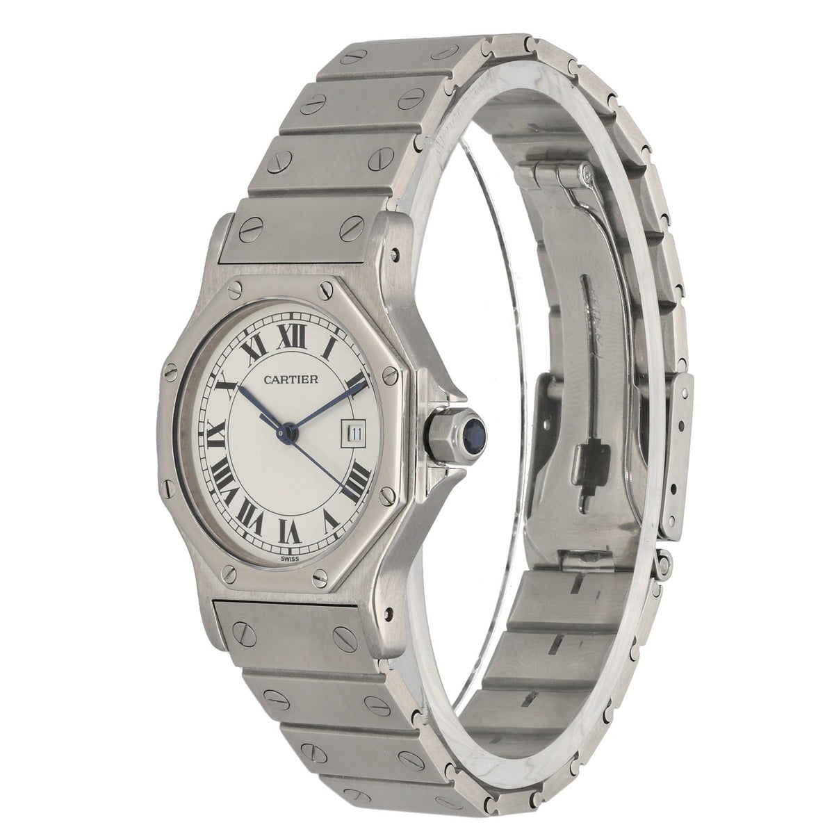 Cartier Santos Ronde 2965 28mm Stainless Steel Watch