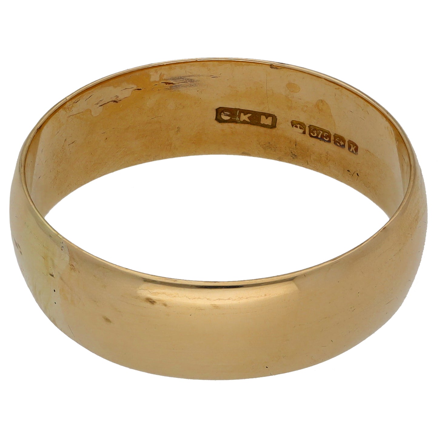 9ct Gold Plain Wedding Ring Size V