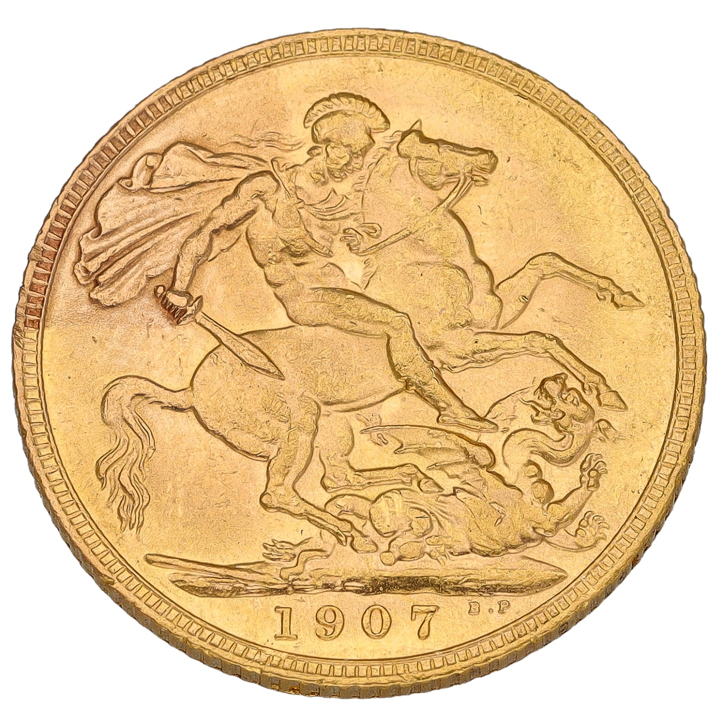 22ct Gold King Edward VII Full Sovereign Coin 1907