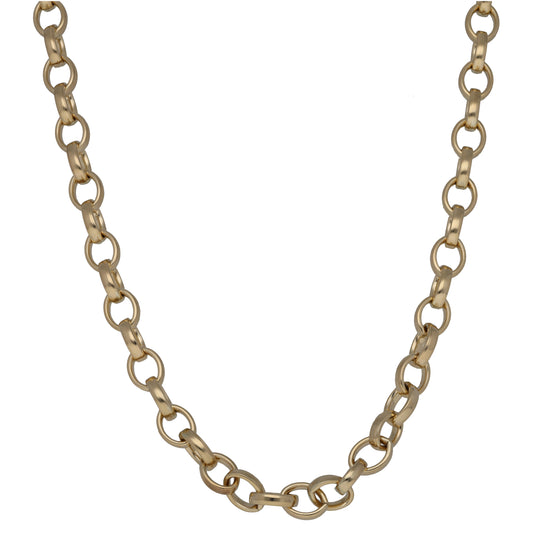 9ct Gold Belcher Chain 22"