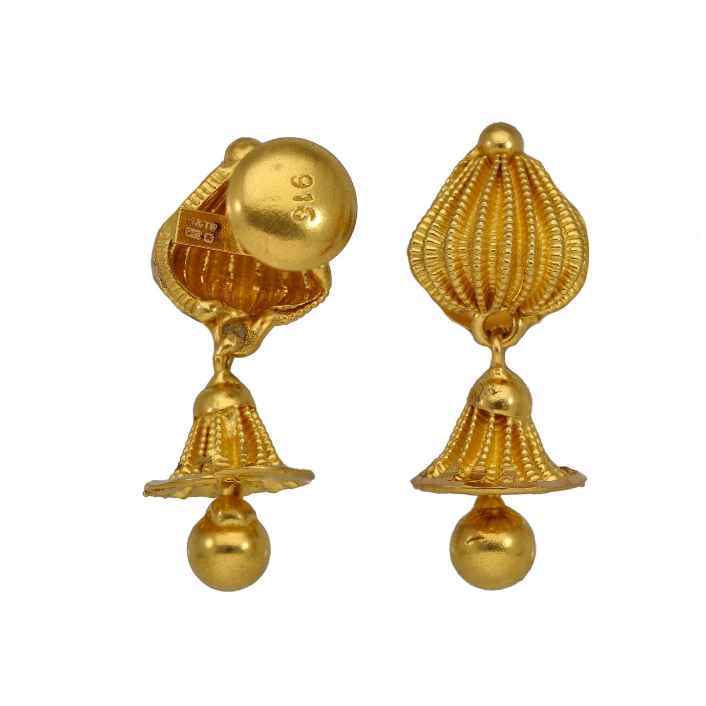 22ct Gold Drop Earrings