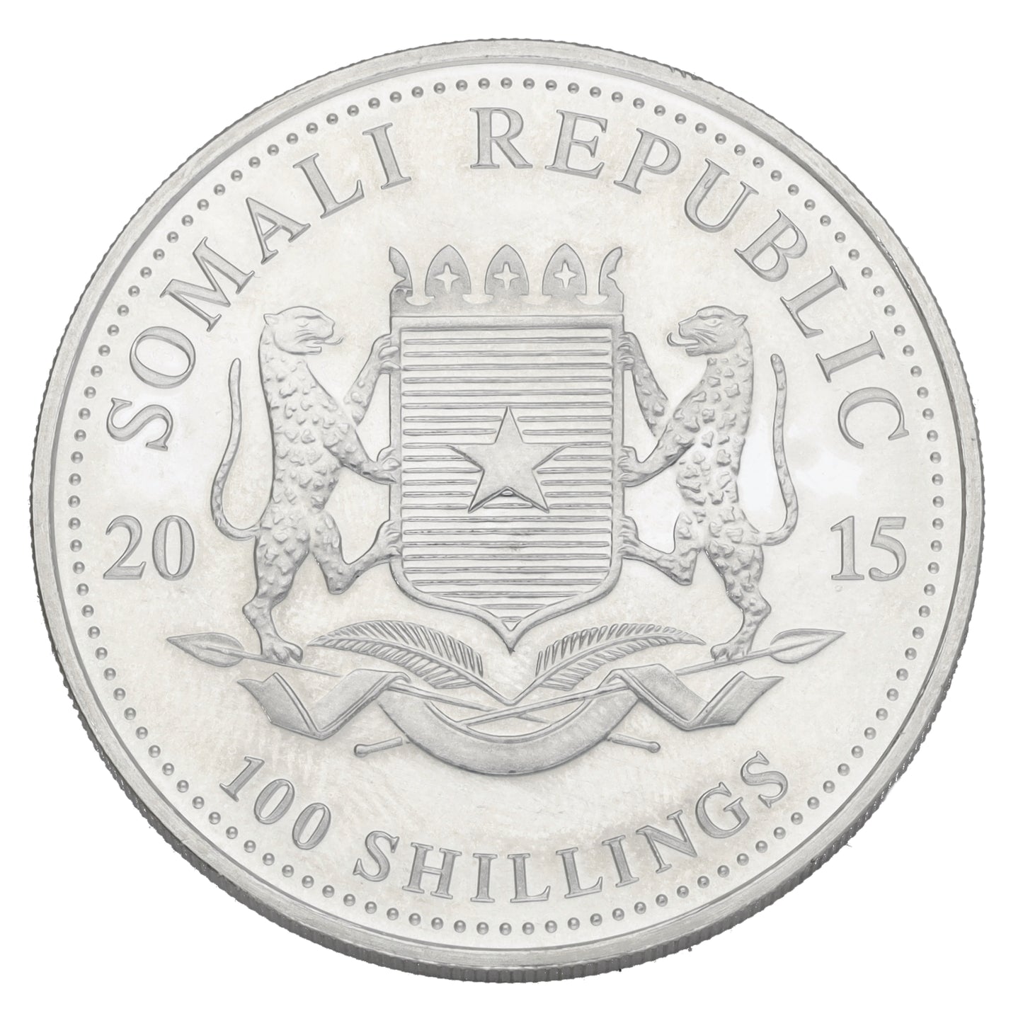 Fine Silver African Wildlife 1 OZ Coin 2015