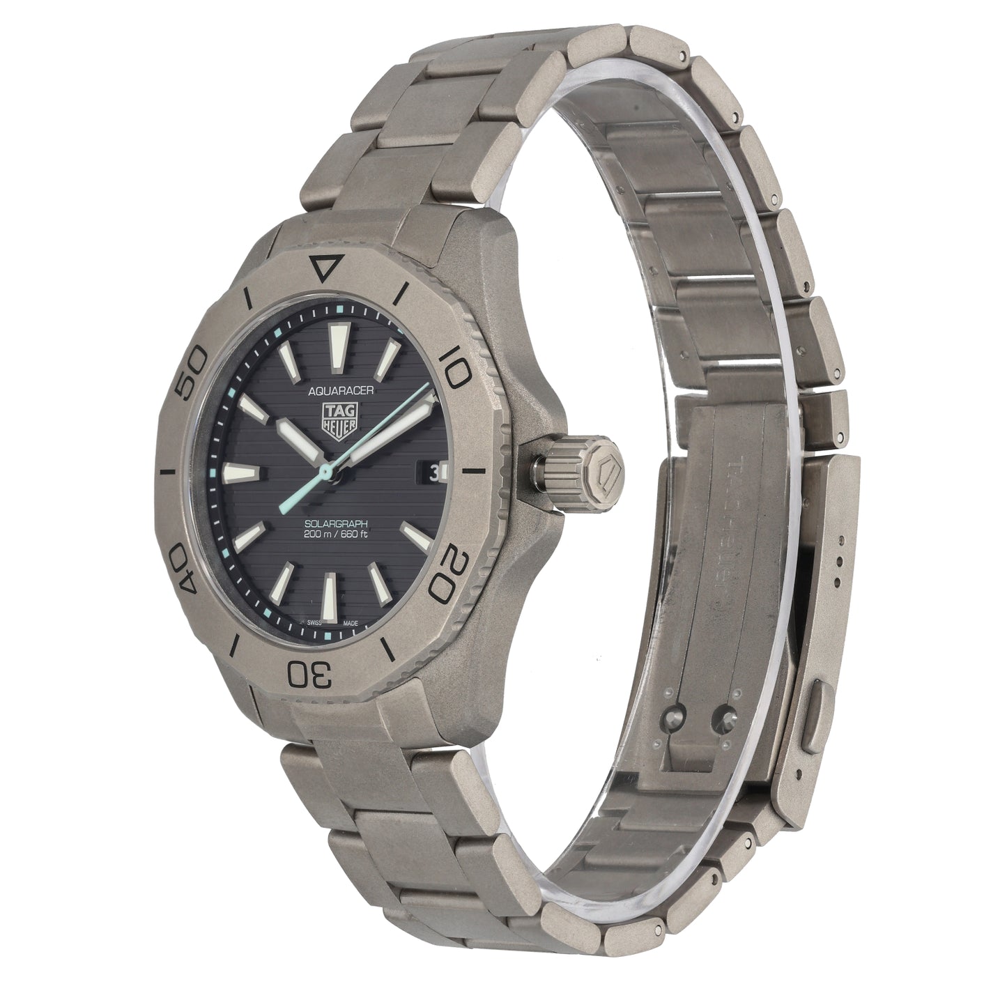 Tag Heuer Aquaracer WBP1180 40mm Titanium Watch