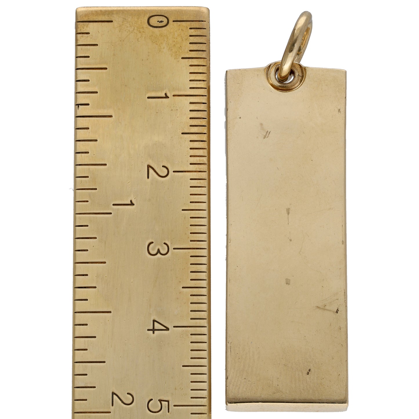 9ct Gold Ingot Pendant