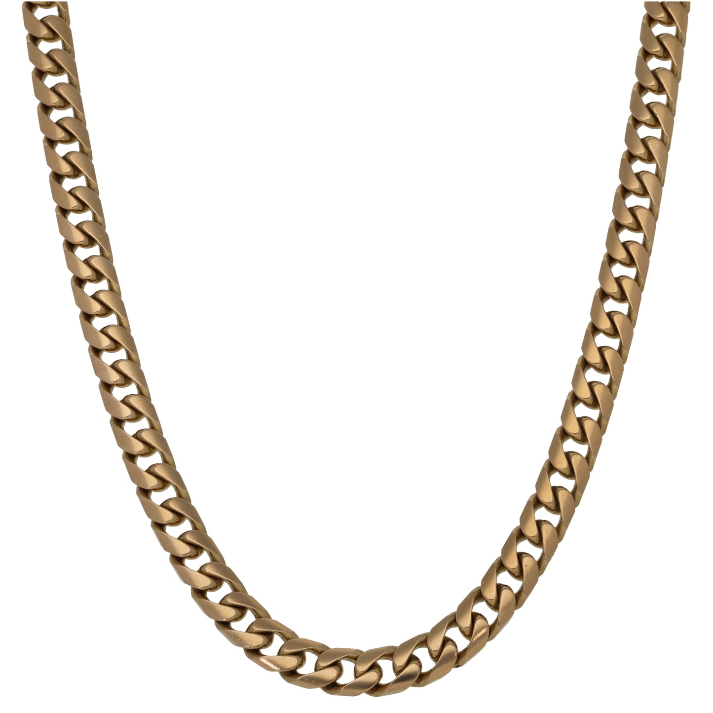 9ct Gold Curb Chain 22"