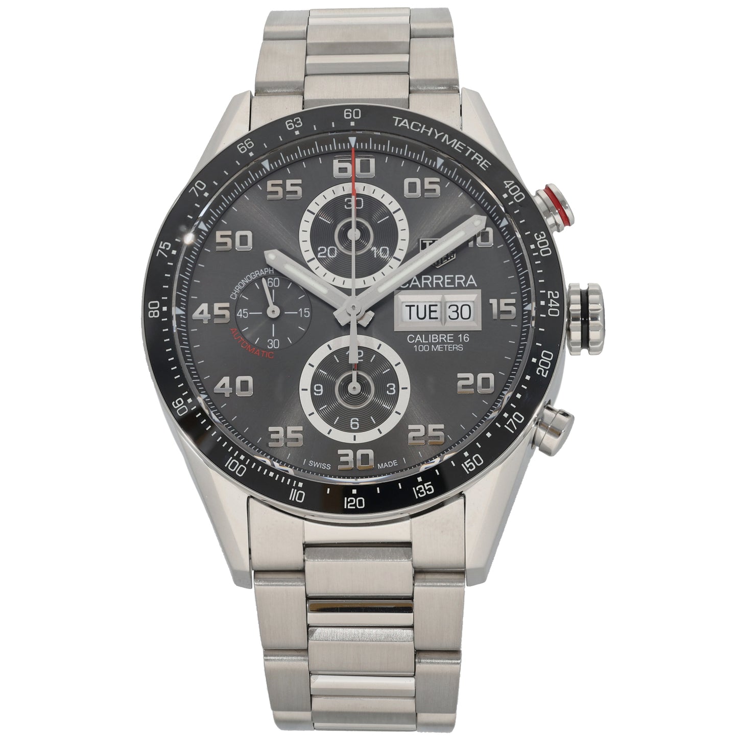 Tag Heuer Carrera CV2A1U 43mm Stainless Steel Watch