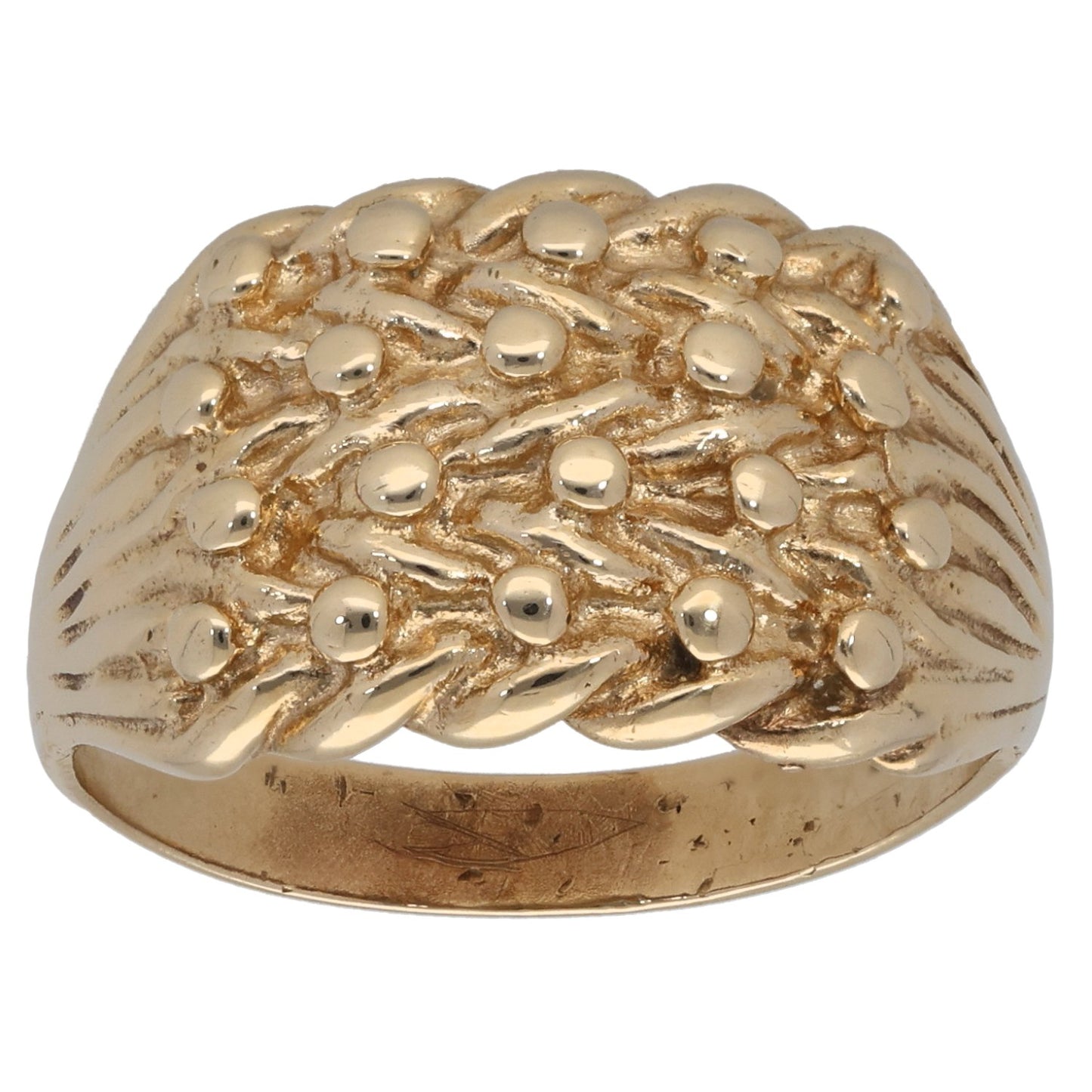 9ct Gold Keeper Ring Size U