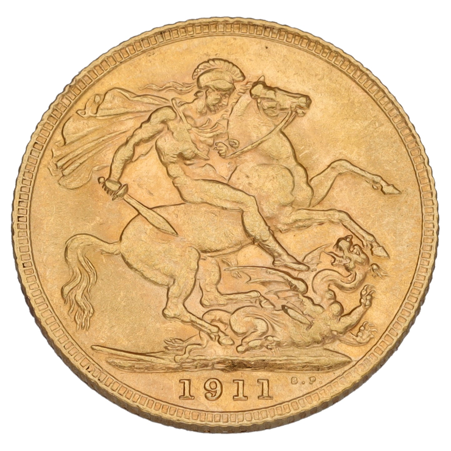 22ct Gold King George V Full Sovereign Coin 1911