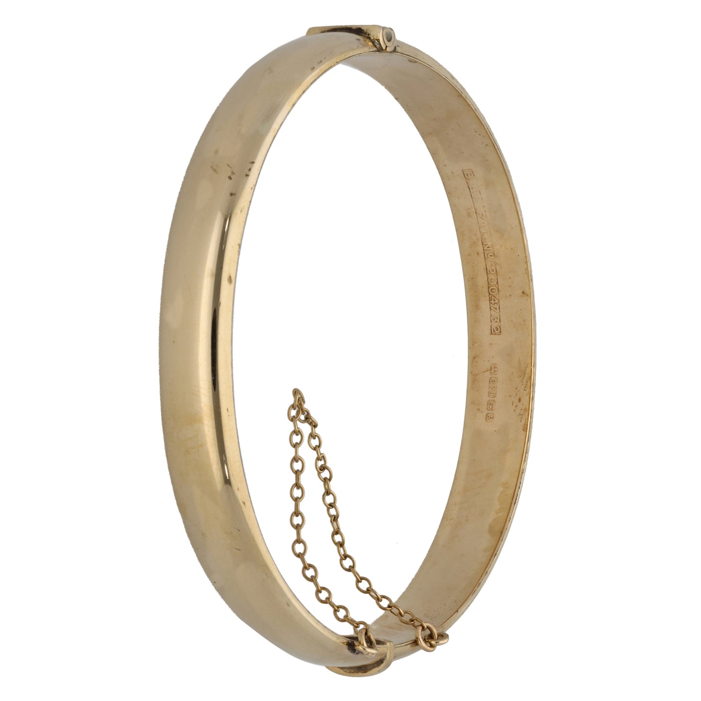 9ct Gold Hinged/Clasp Bangle