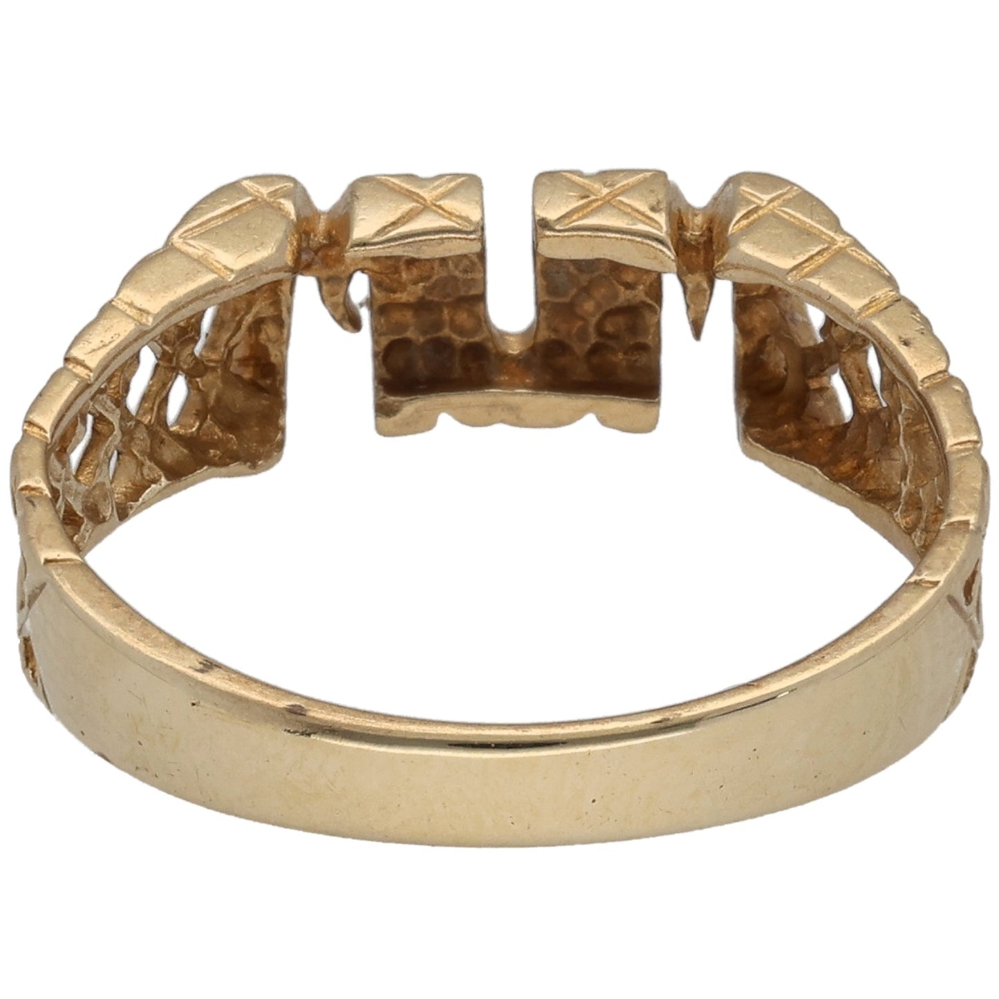 9ct Gold Mum/Mother Ring Size P