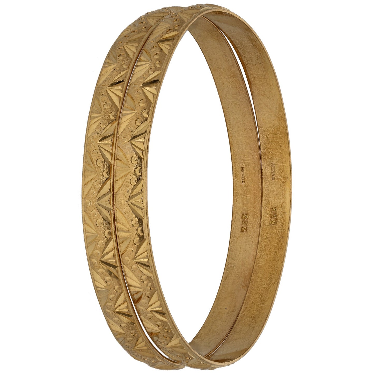 22ct Gold Set of Bangles
