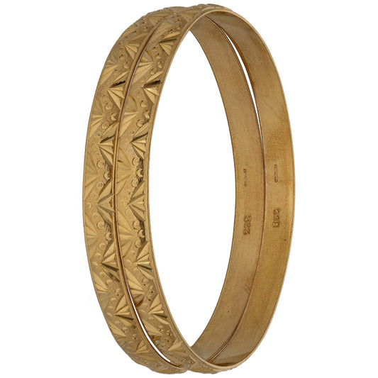 22ct Gold Set of Bangles