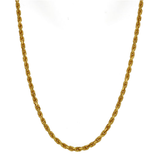 22ct Gold Rope Chain 20"