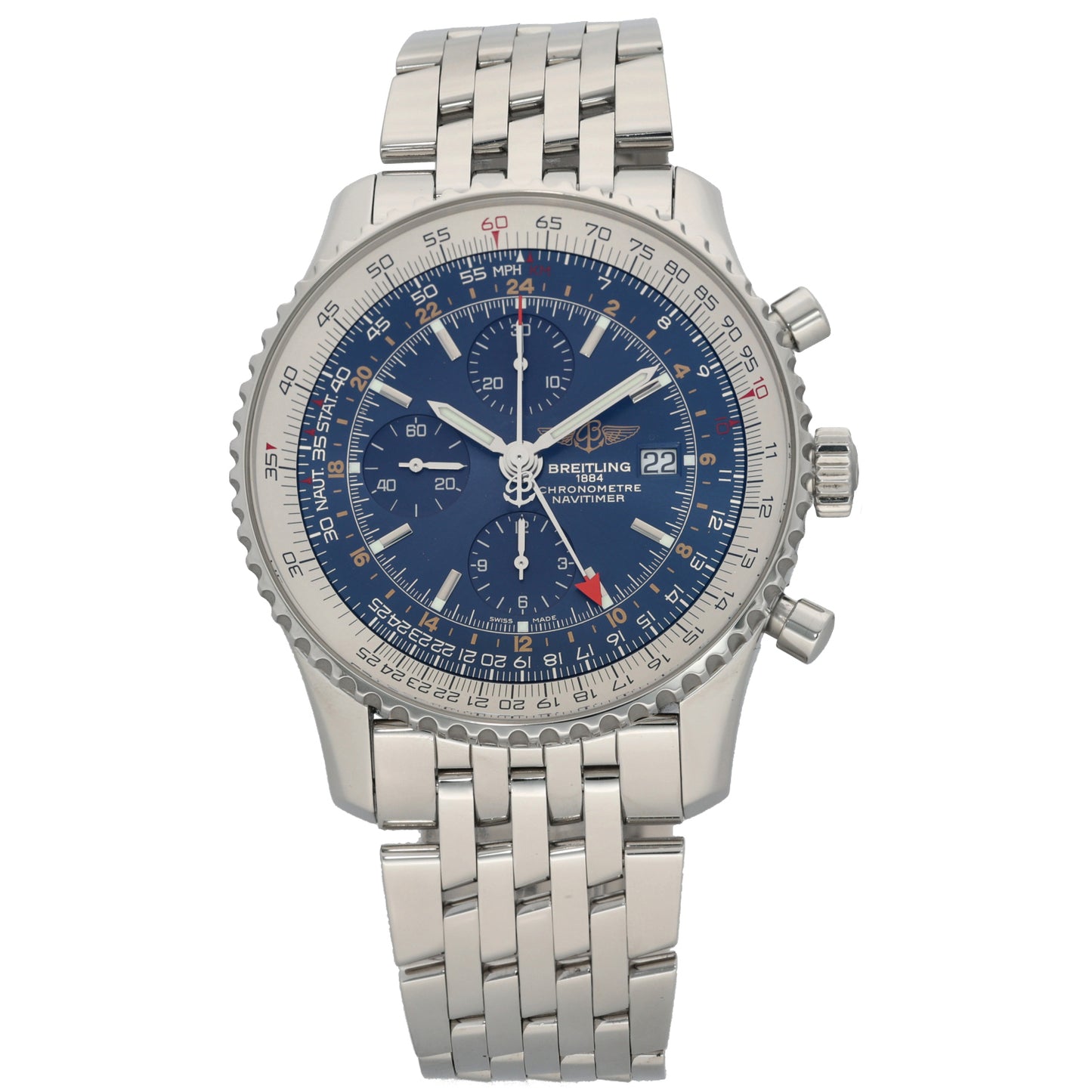 Breitling Navitimer A24322 46mm Stainless Steel Watch