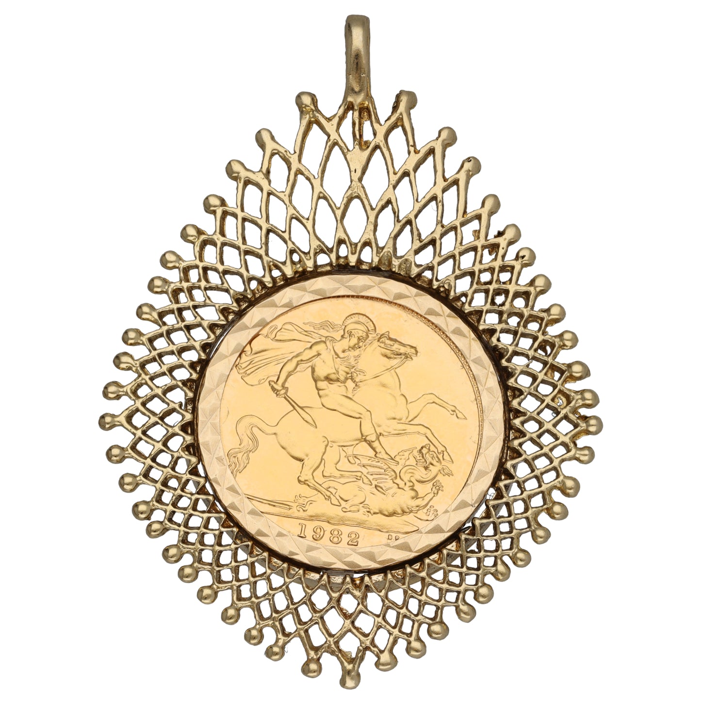 9ct Gold Coin Pendant
