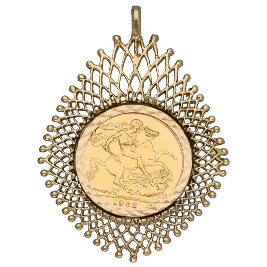 9ct Gold Coin Pendant