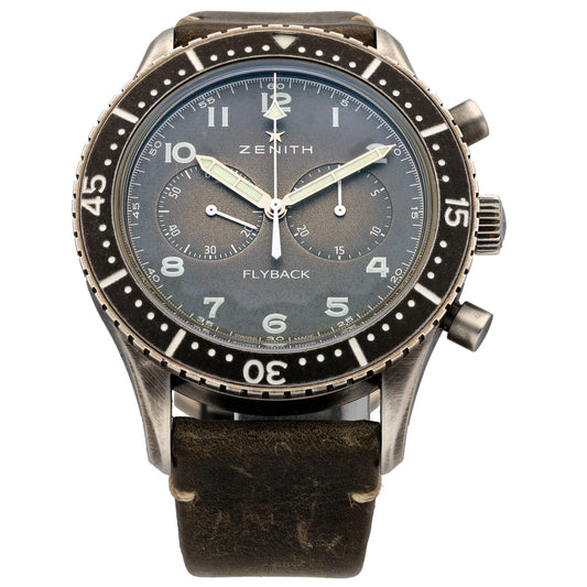 Zenith Pilot Cronometro Tipo CP-2 Flyback 11.2240.405/21.C773 43mm Stainless Steel Watch