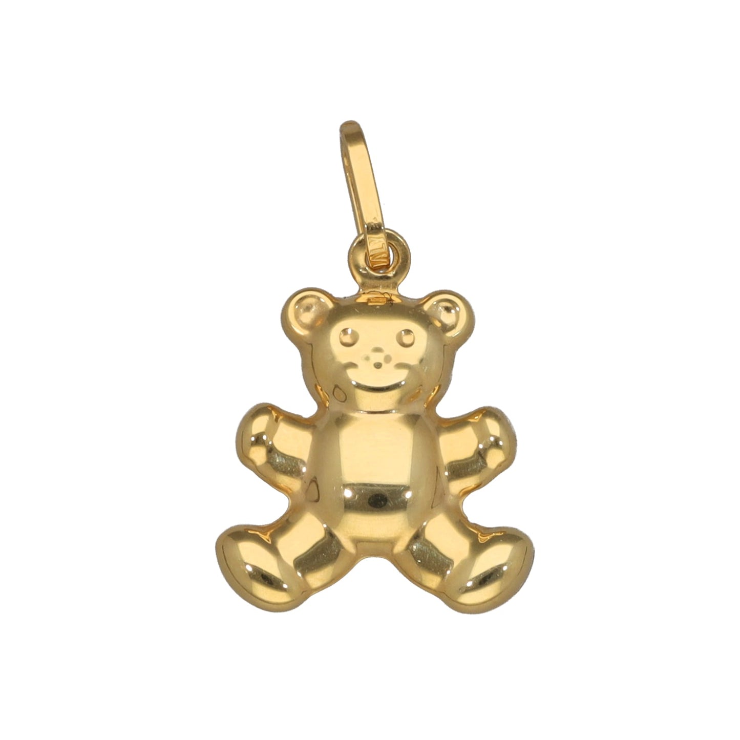 9ct Gold Hollow Bear Pendant