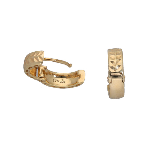 9ct Gold Hoop Earrings