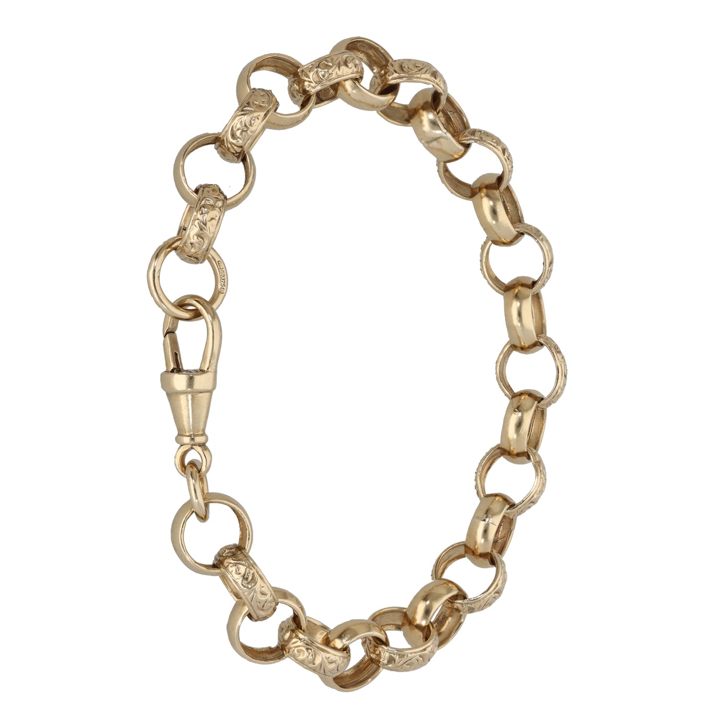 9ct Gold Belcher Bracelet