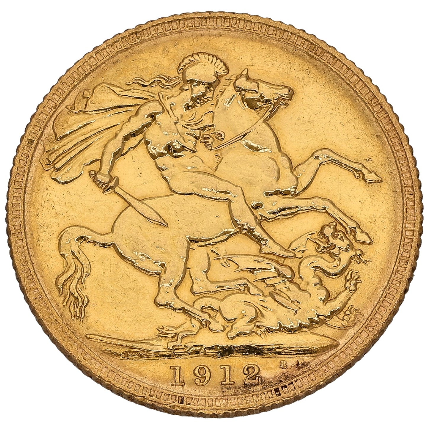 22ct Gold King George V Full Sovereign Coin 1912