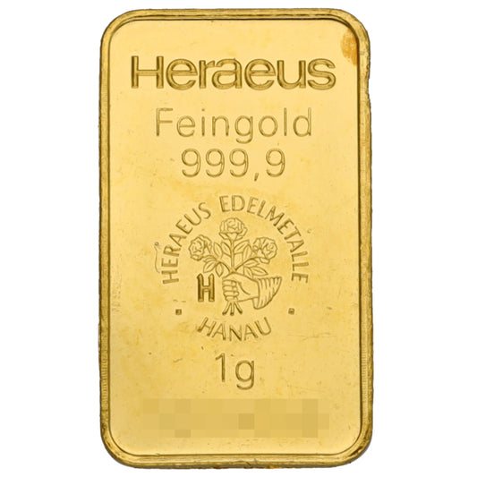24ct 1g Gold Bar