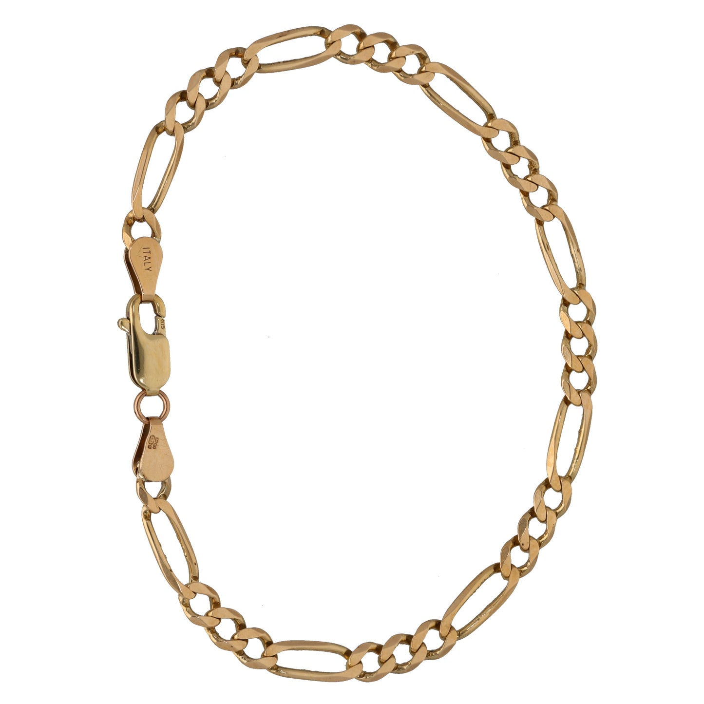 9ct Gold Figaro Bracelet