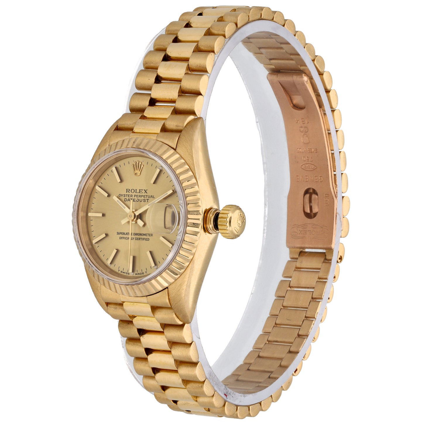 Rolex Lady Datejust 69178 26mm Gold Watch