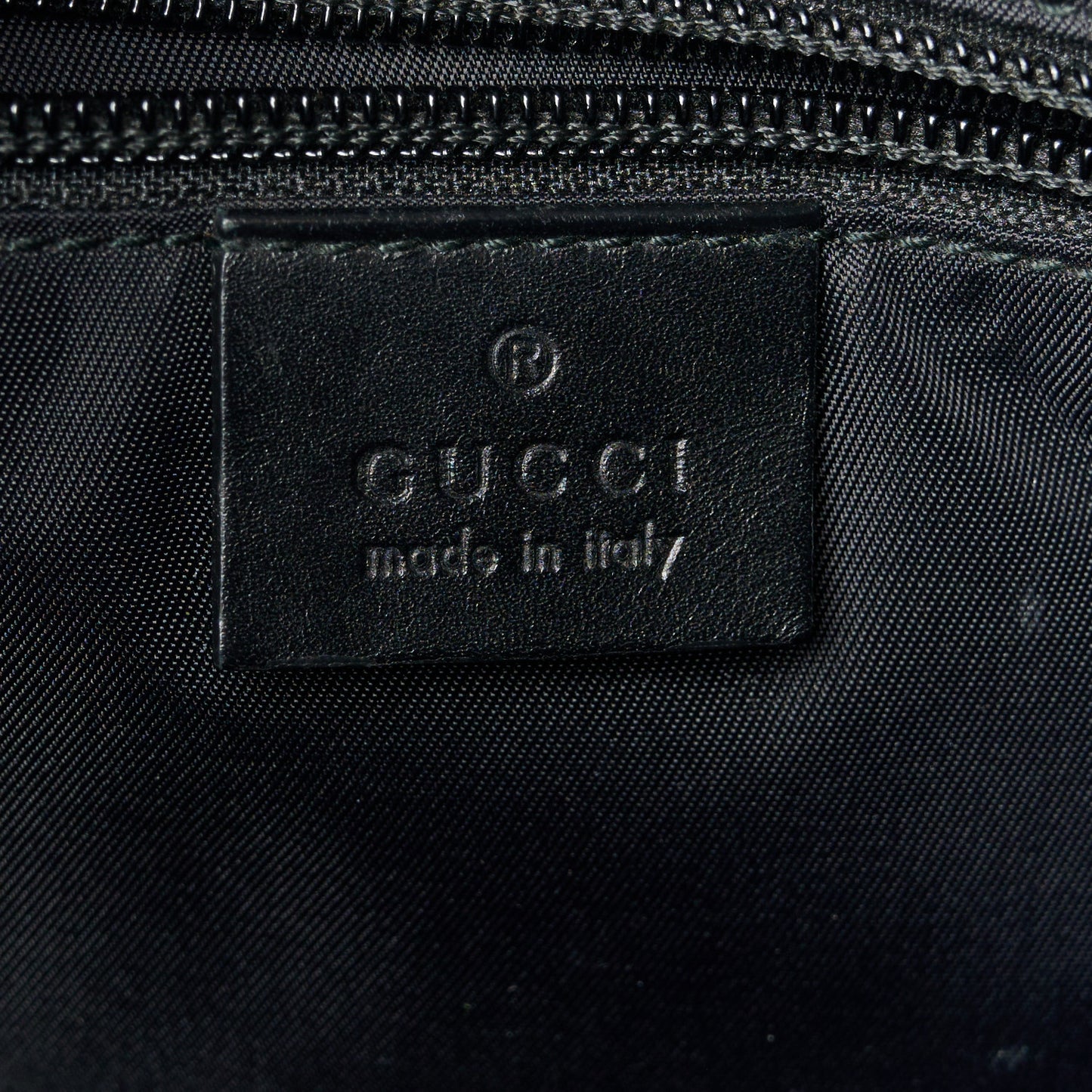 Gucci GG Supreme Monogram Crossbody Messenger Coated Canvas Bag - Black