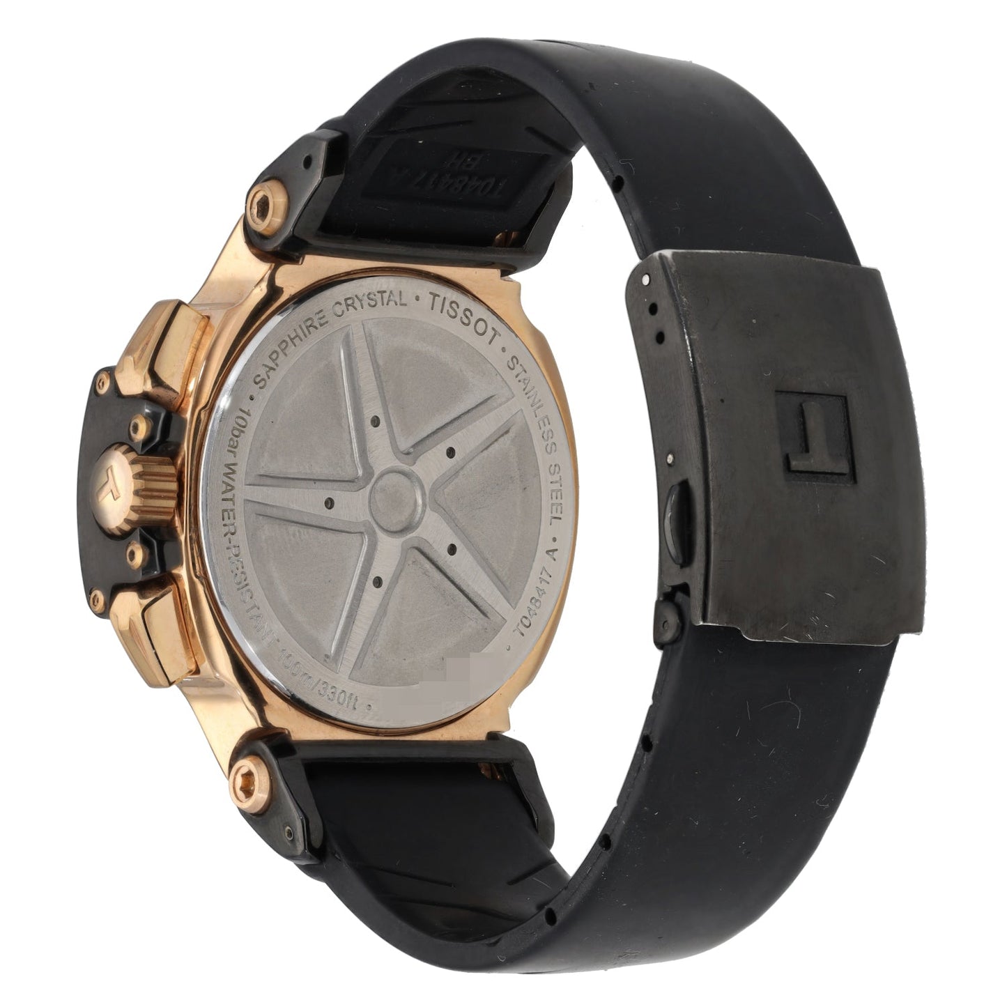 Tissot T-Race T048417 42mm Gold Plated Watch