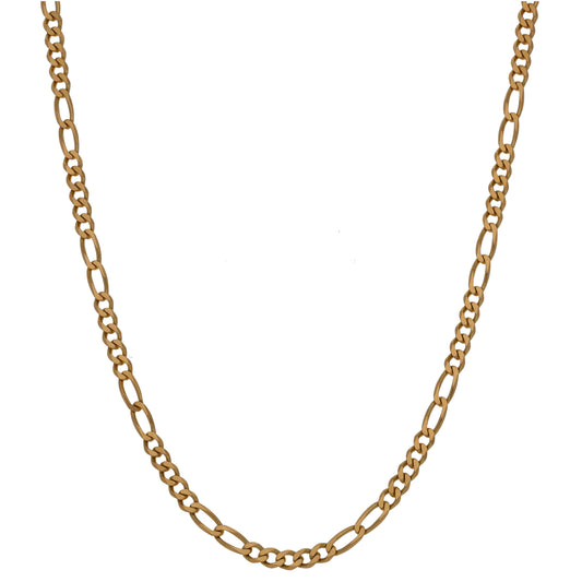 9ct Gold Figaro Chain 24"