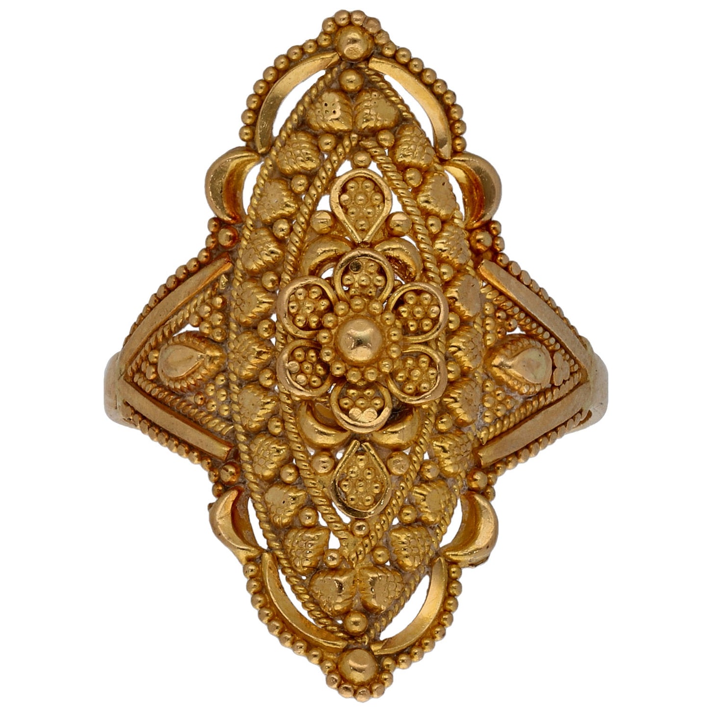 22ct Gold Alternative Ring Size O