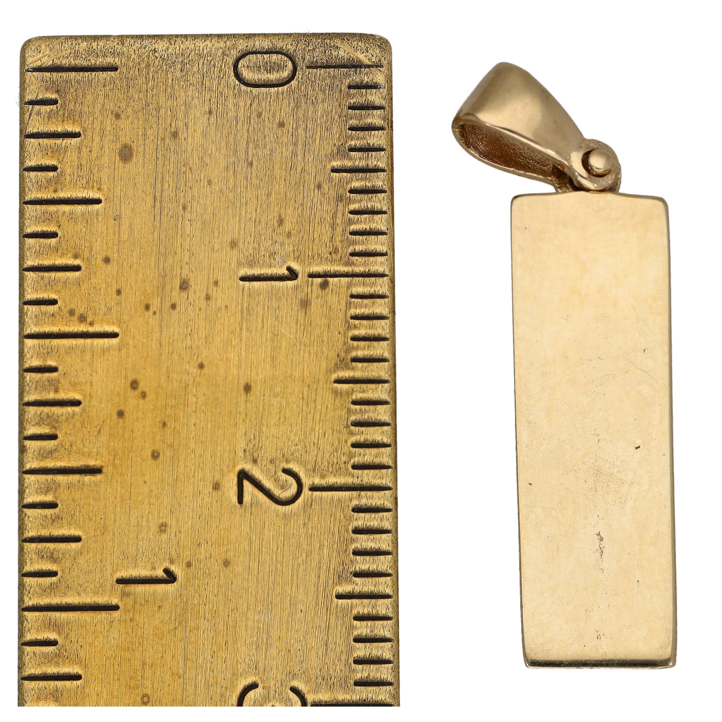 9ct Gold Ingot Pendant