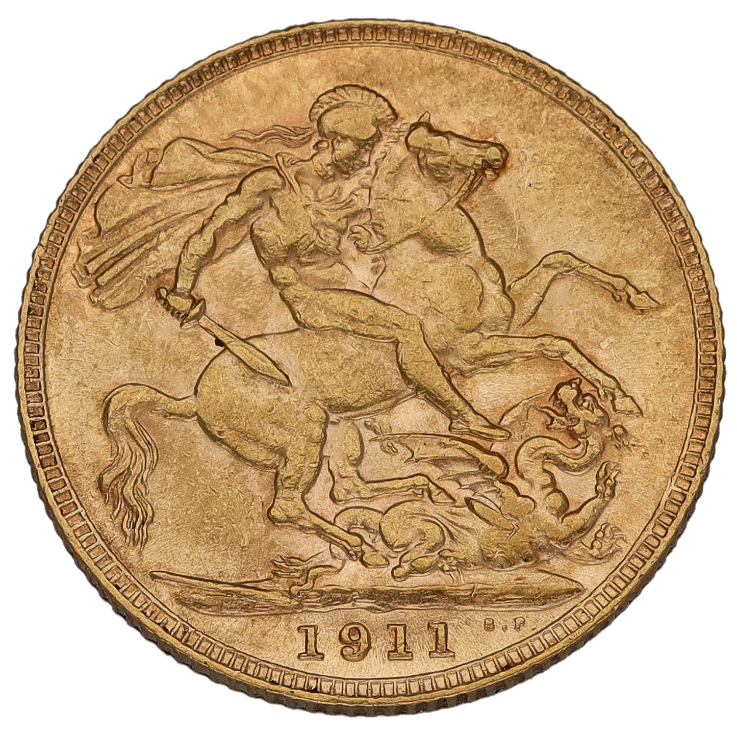 22ct Gold King George V Full Sovereign Coin 1911