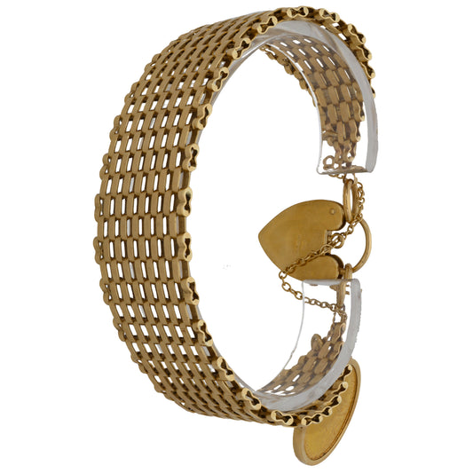 9ct Gold Multi Coin Gate Bracelet