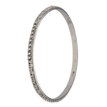 Load image into Gallery viewer, 22ct White Gold Alternative Bangle
