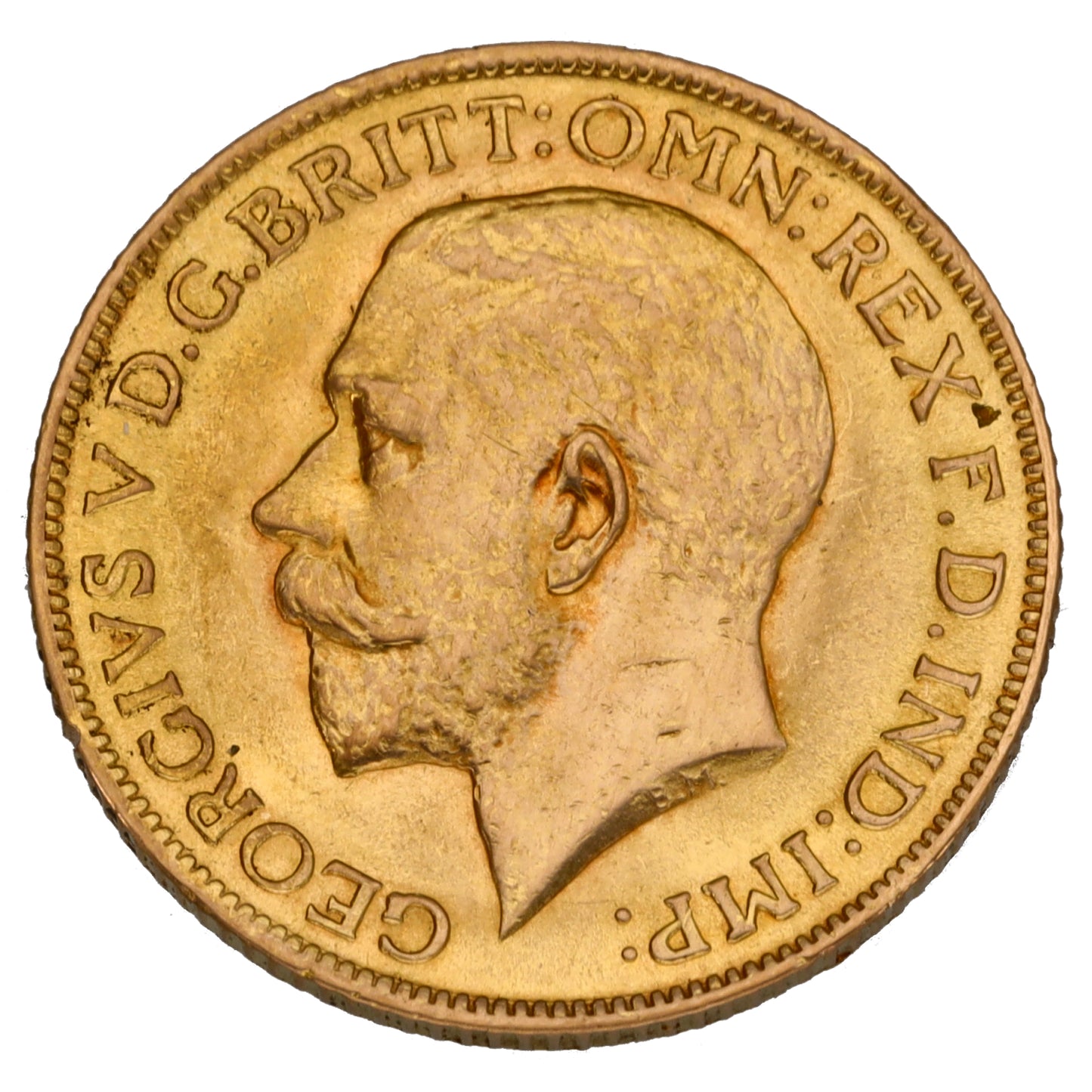 22ct Gold King George V Full Sovereign Coin 1912