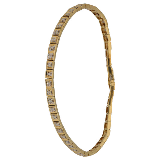 9ct Gold 0.50ct Diamond Line/Tennis Bracelet