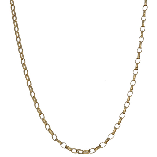 9ct Gold Belcher Chain 20"