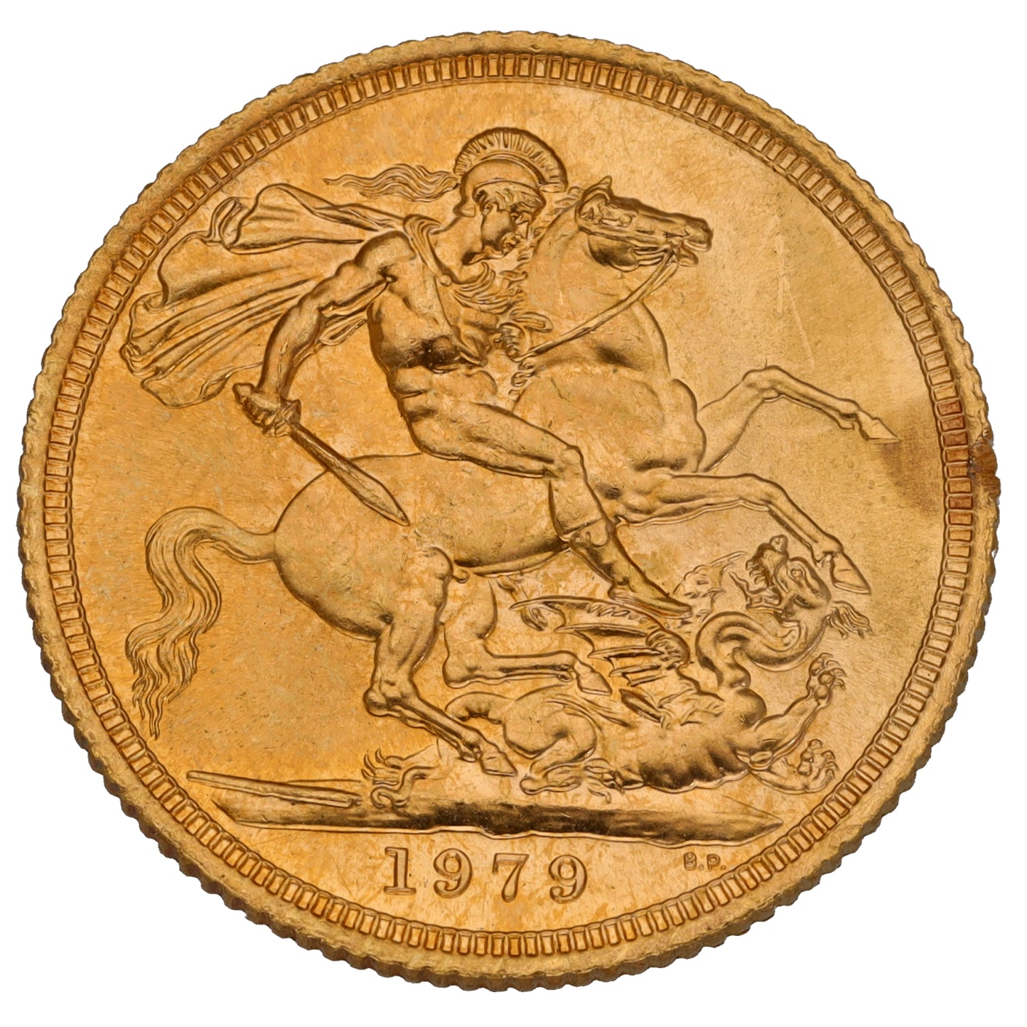 22ct Gold Queen Elizabeth II Full Sovereign Coin 1979