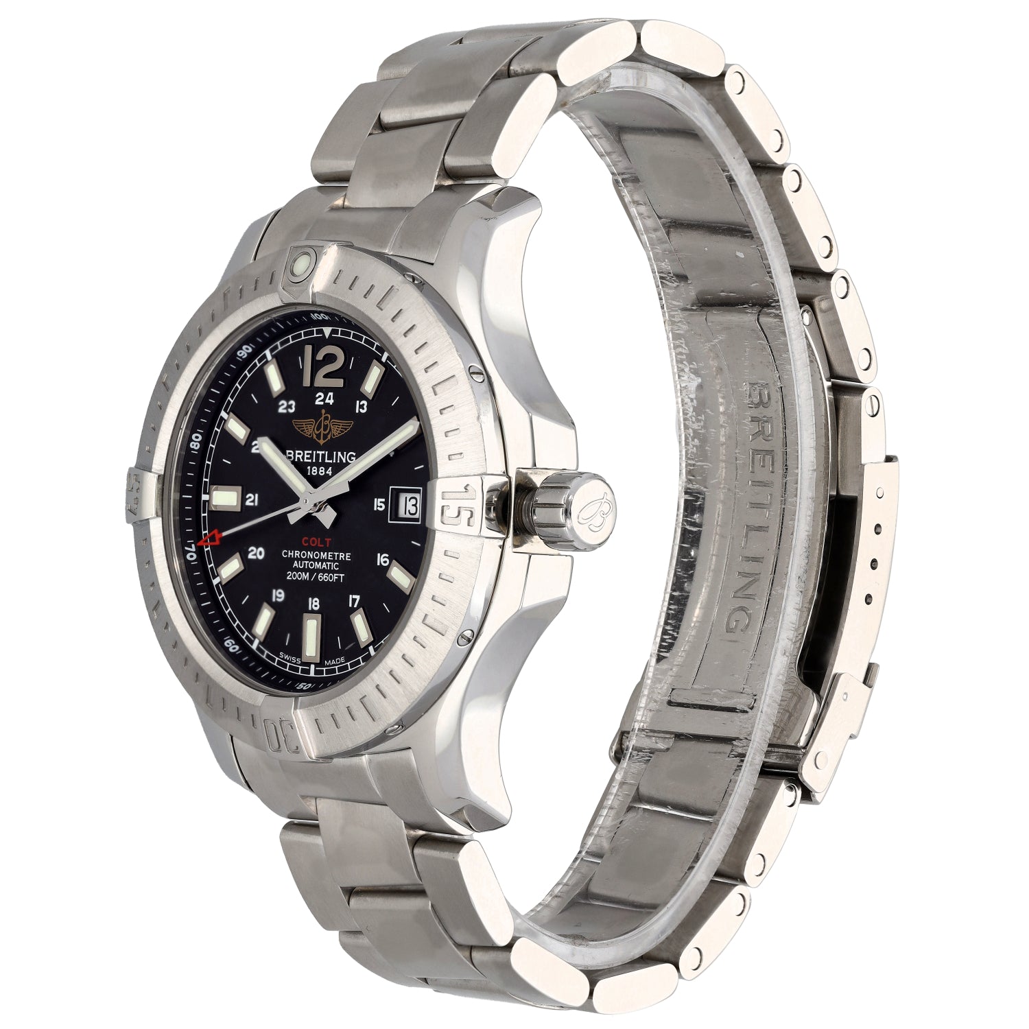 Breitling Colt A17388 44mm Stainless Steel Watch H T