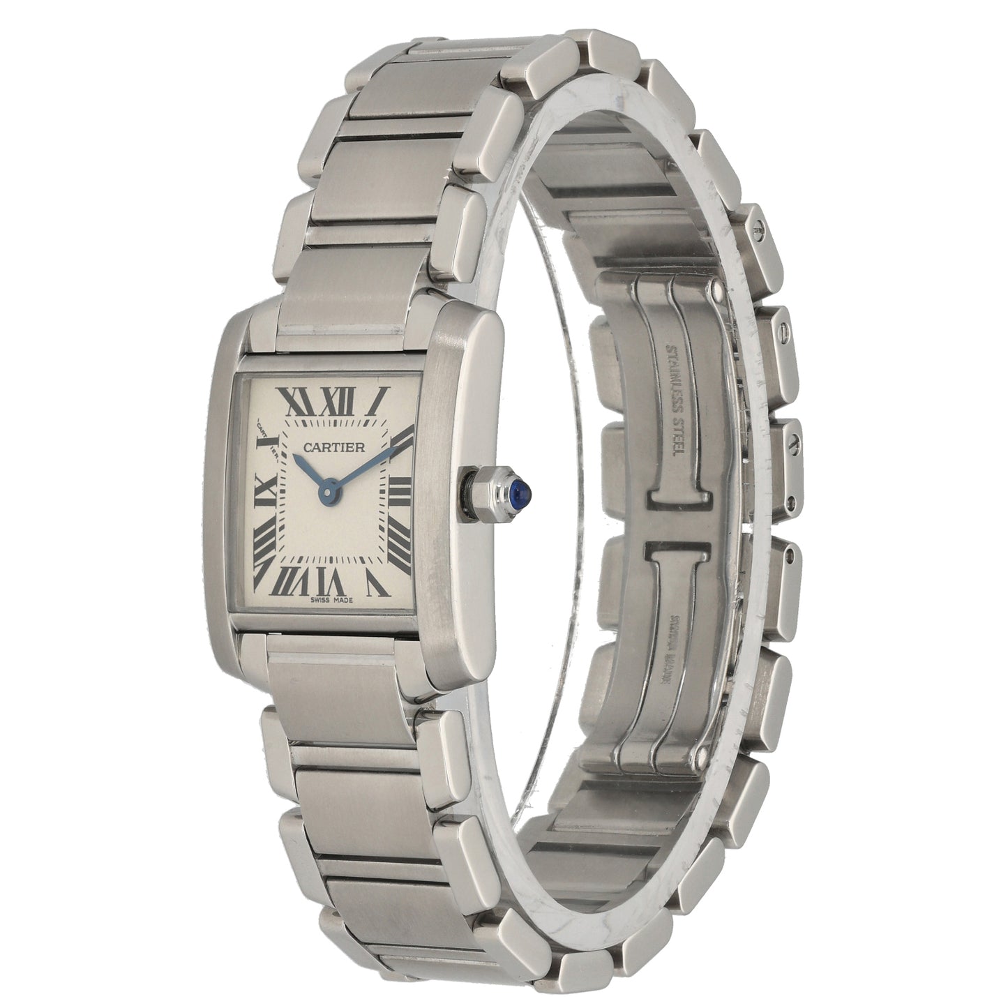 Cartier Tank Francaise 2384 20mm Stainless Steel Watch