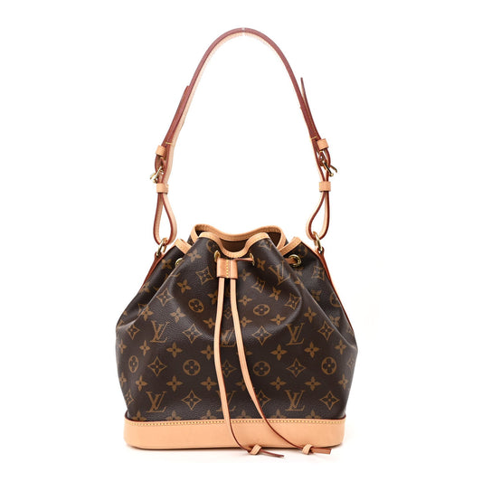 Louis Vuitton Petit Noé NM Monogram Coated Canvas Bag - Brown