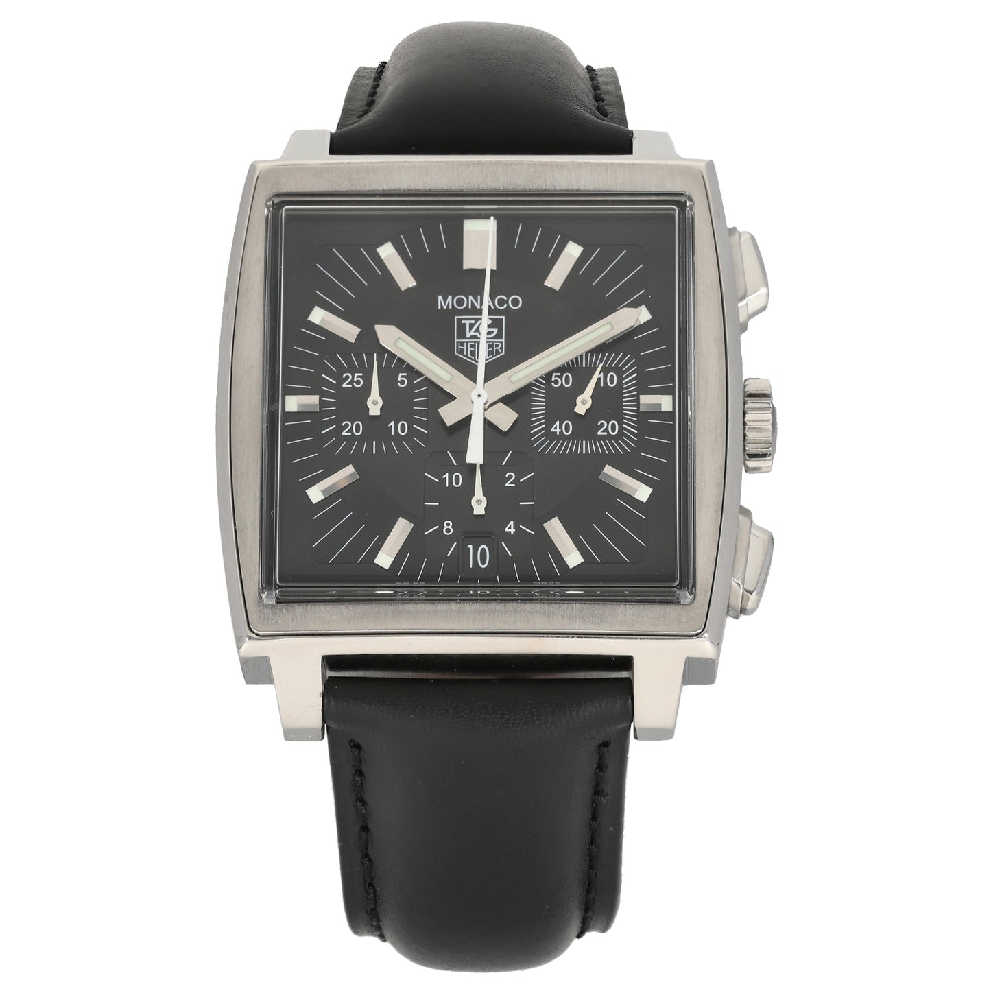 Tag Heuer Monaco CW2111-0 38mm Stainless Steel Watch