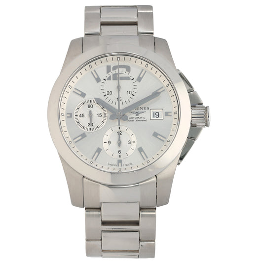 Longines Conquest L3.678.4.76.6 41mm Stainless Steel Watch