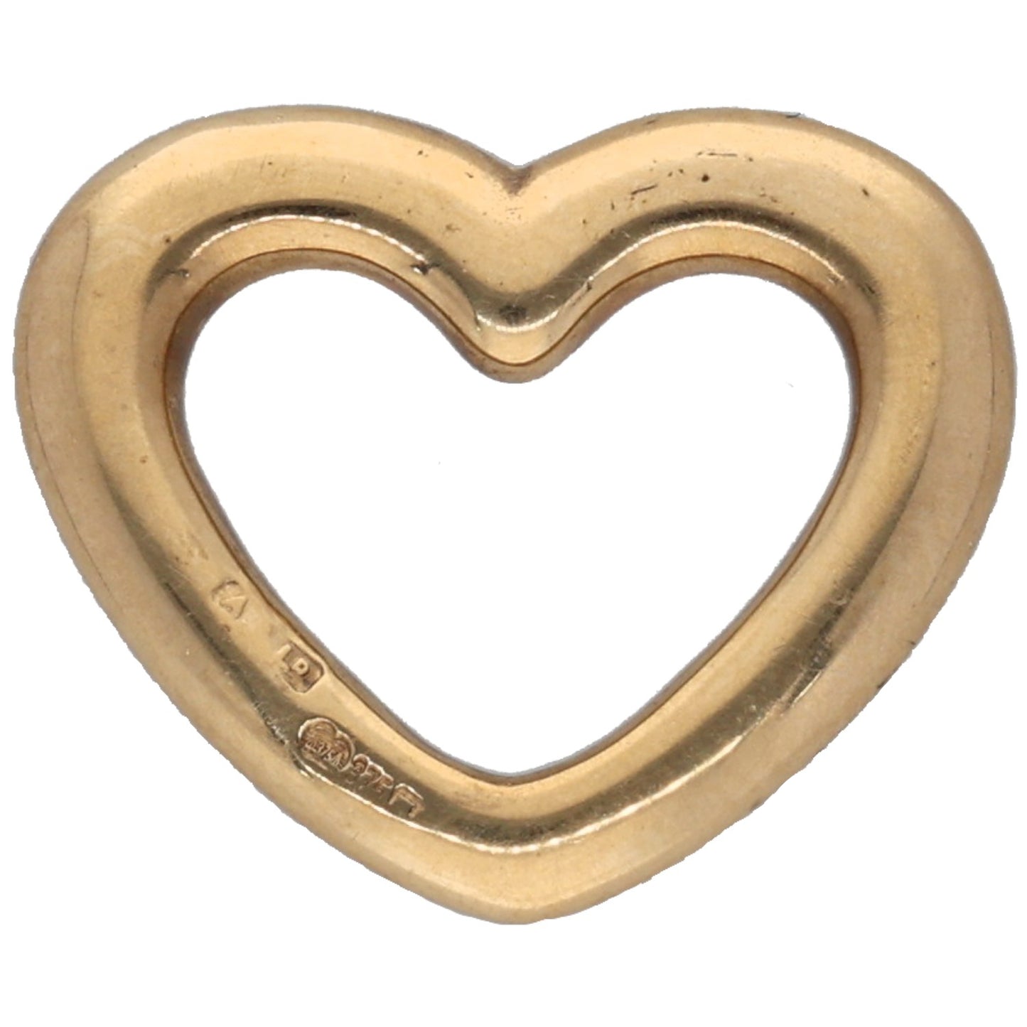 9ct Gold 0.10ct Diamond Heart Pendant