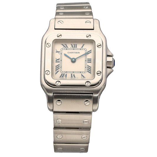 Cartier Santos Galbee 1565 24mm Stainless Steel Watch