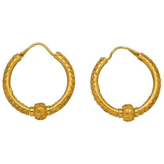 22ct Gold Hoop Earrings