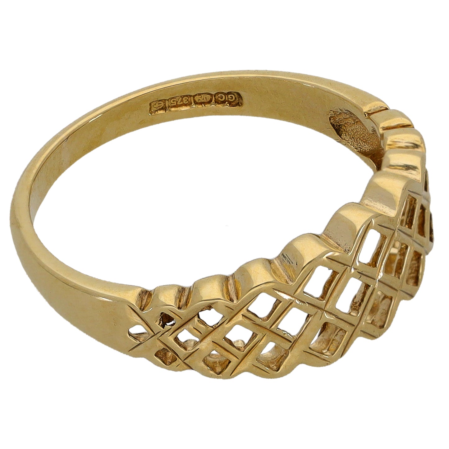 9ct Gold Alternative Ring Size K